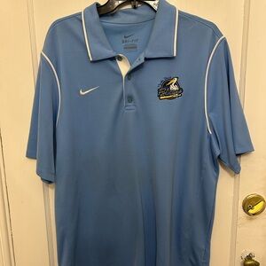 Nike Light Blue Dri-FIT Polo Shirt - Myrtle Beach Pelicans